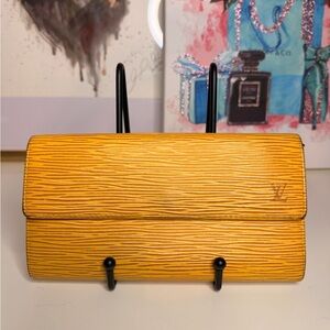 Louis Vuitton Yellow Epi Wallet